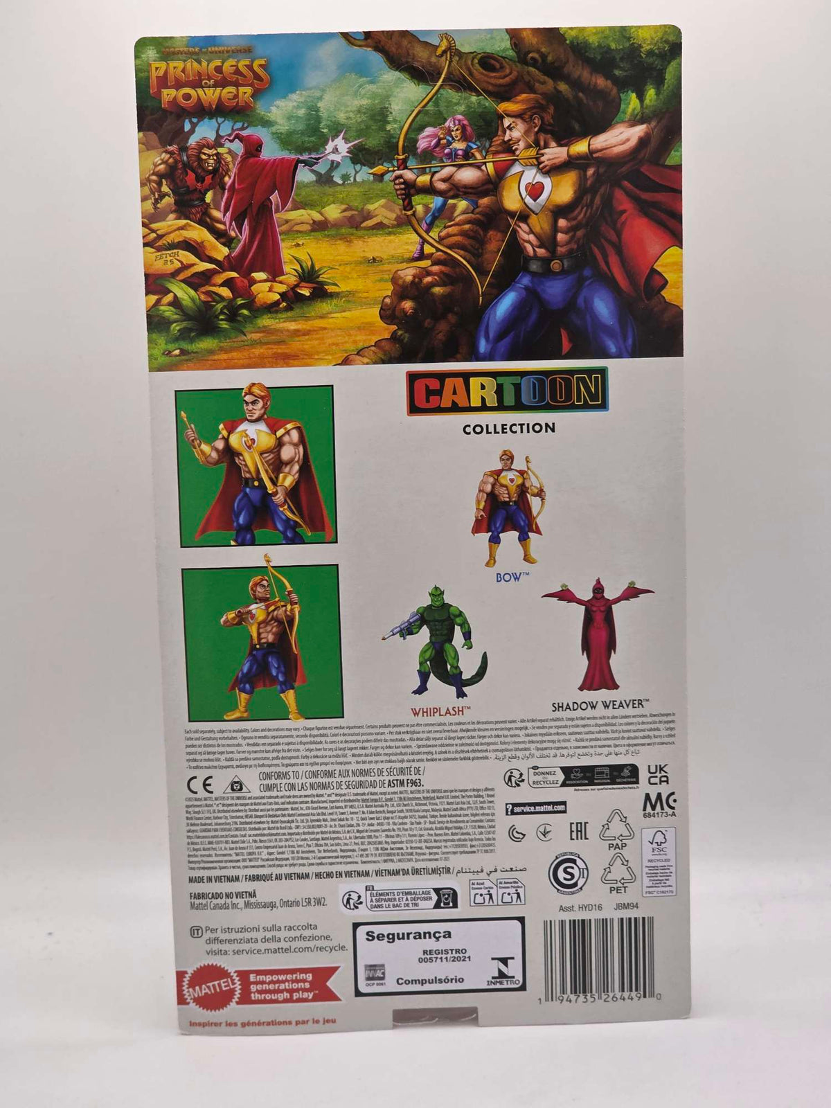 BOW | Mattel Masters of the Universe Origins | Cartoon Collection 1980s | Action Figure (14cm)