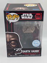 Slight Damaged Box |  DARTH VADER (ELECTROCUTED) | Funko Pop Star Wars Darkside |  BRONZE METALLIC #288