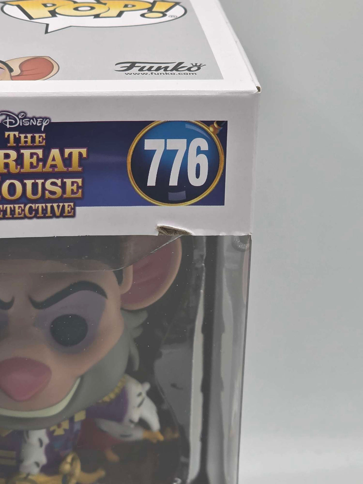 Damaged Box | Ratigan | The Great Mouse Detective | Funko Pop Disney #776