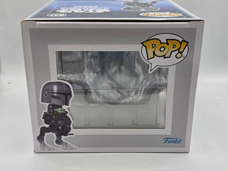 Funko Pop! Rides Strs The Mandalorian THE MANDALORIAN AND GROGU In Imperial Remnant AT-RT 6 Inch #837