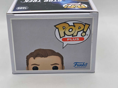 Slight Damaged Box | JAMES T. KIRK (TRANSPORTER) | Star Trek | Funko Pop Plus | Glitter #1689