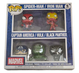 Funko Pop! Marvel SPIDER-MAN / IRON MAN / CAPTAIN AMERICA / HULK / BLACK PANTHER 5-Pack