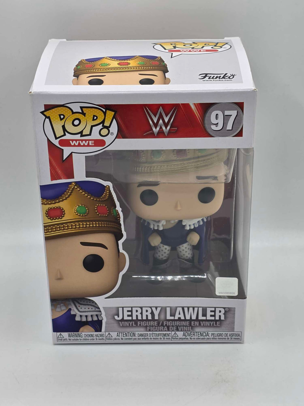 Slight Damaged Box | Jerry Lawler (Metallic) | Funko Pop WWE #97