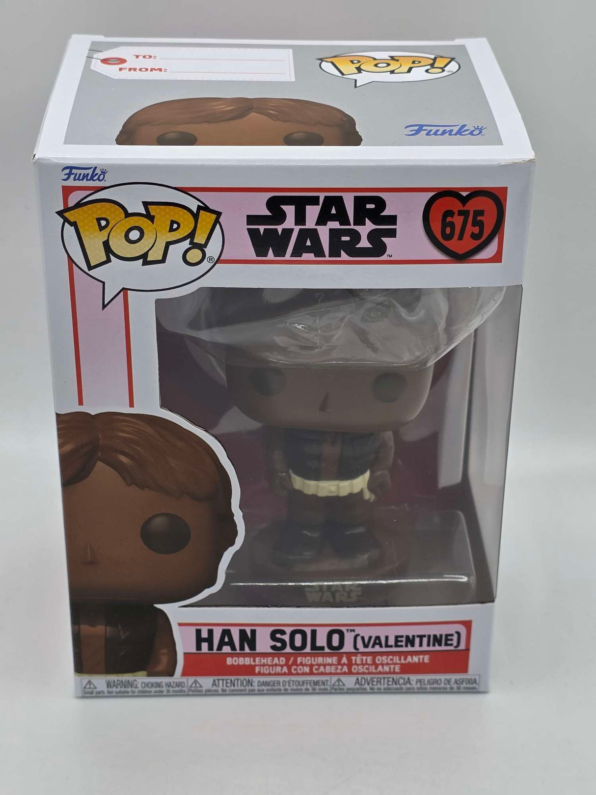 Slight Damaged Box | HAN SOLO (CHOCOLATE) | VALENTINES | Funko Pop Star Wars #675