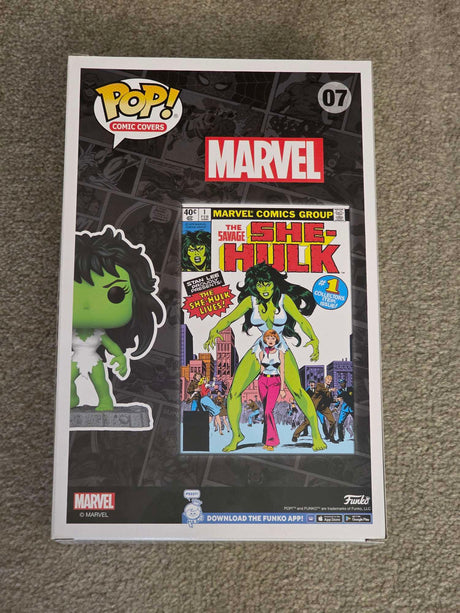 Slight Damaged Box | SHE-HULK | Funko Pop Comic Covers | Marvel #07