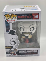 Slight Damaged Box | ART THE CLOWN WITH BIKE | Terrifier | Funko Pop Movies #1591