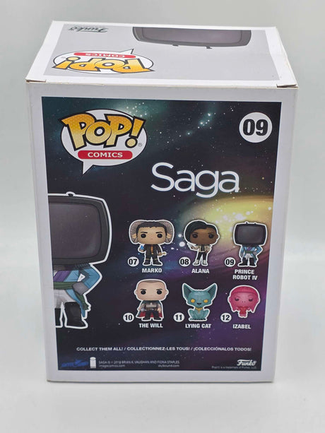 Damaged Box | PRINCE ROBOT IV | Saga | Funko Pop Comics #09