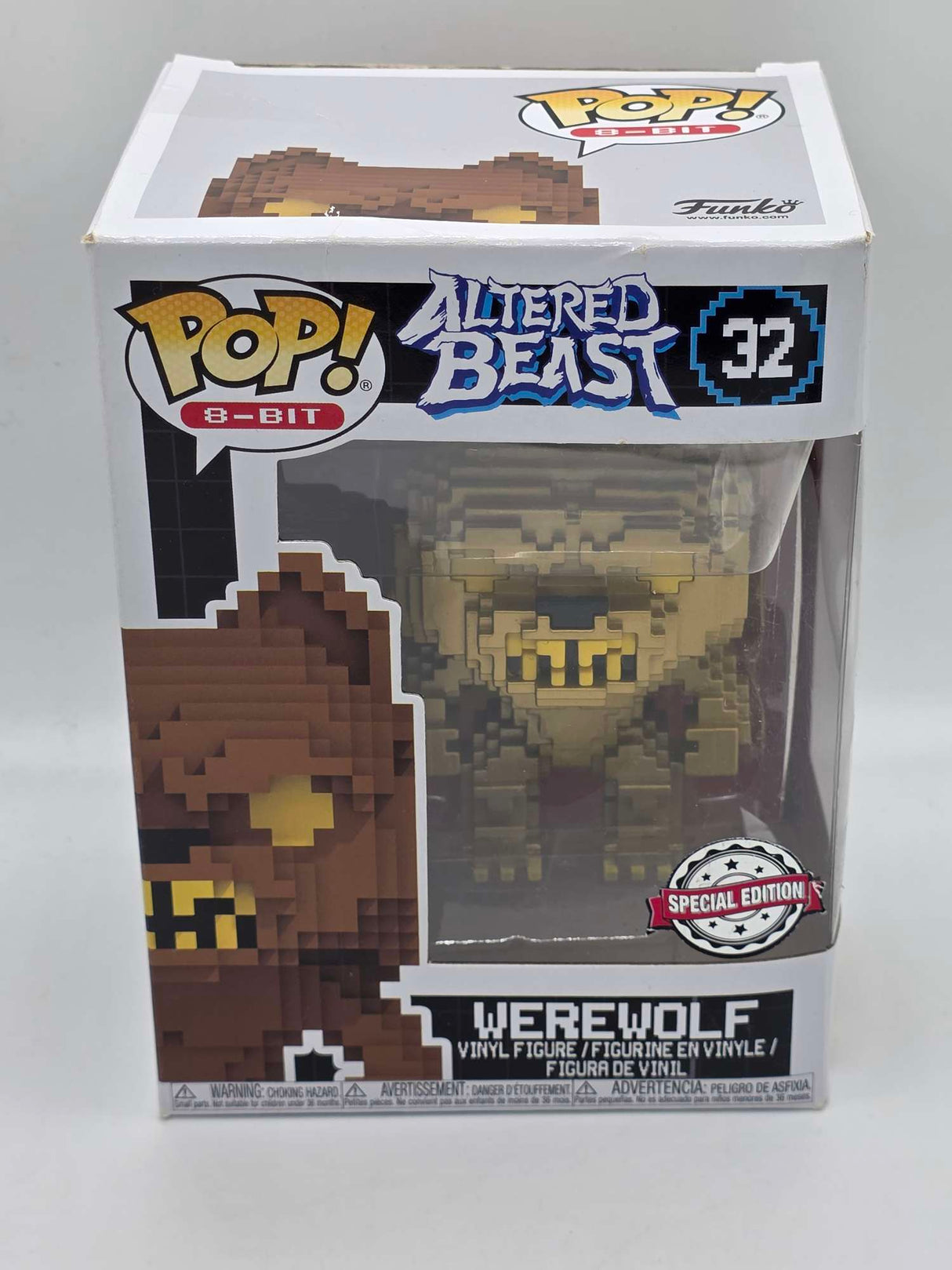 Damaged Box | WEREWOLF | Altered Beast | Funko Pop 8-Bit #32