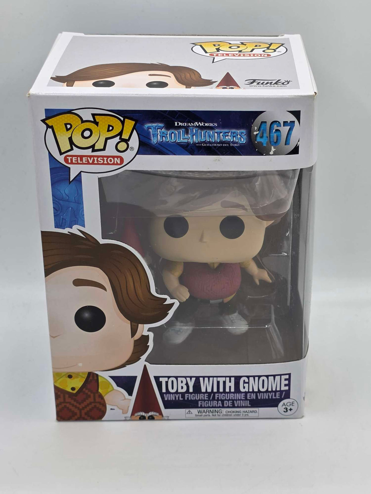 Damaged Box | TOBY WITH GNOME | TrollHunters  | Funko Pop Television #467