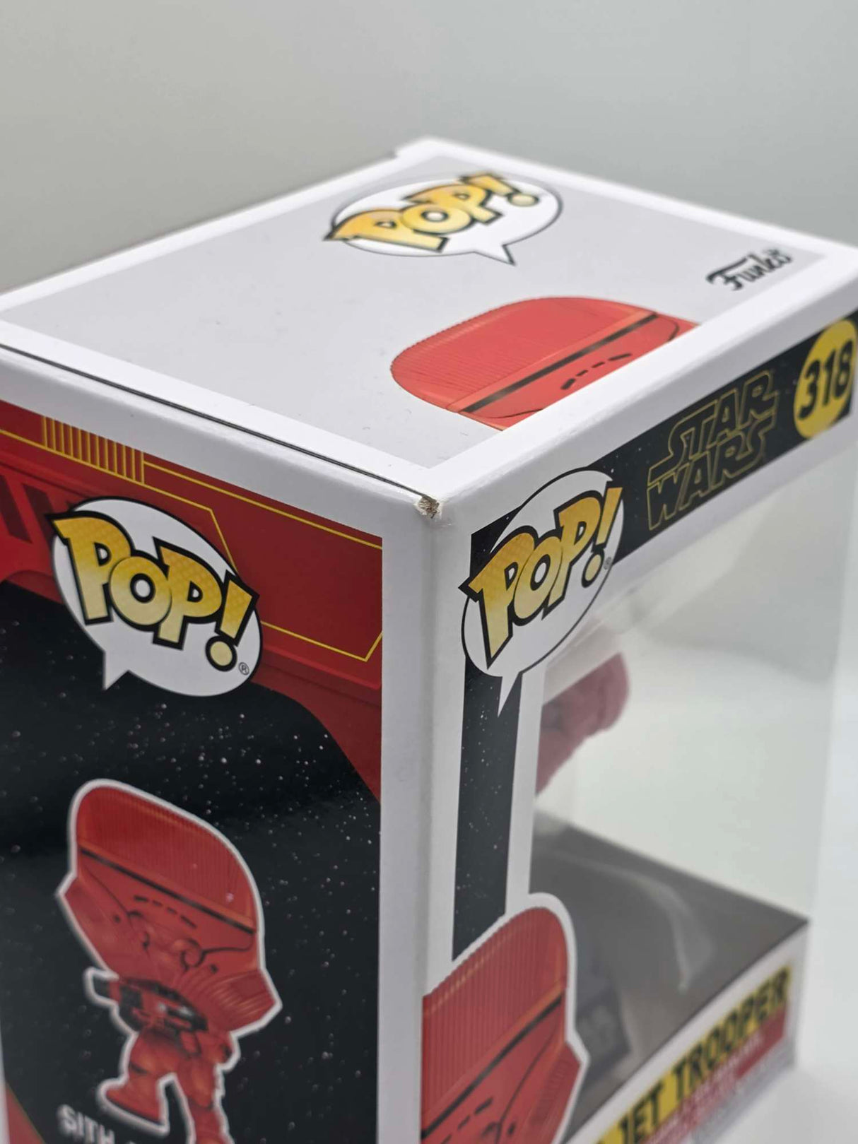 Slight Box Damage | Funko Pop Star Wars | Ride of the Skywalker | Sith Jet Trooper #318