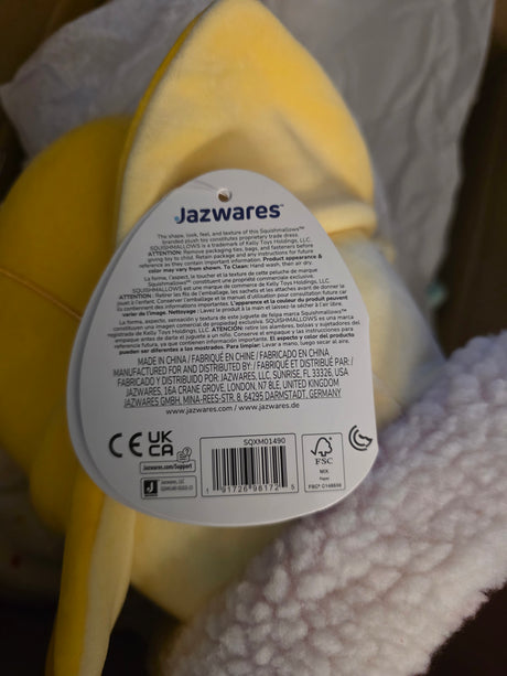 JUNIE THE BANANA TRAPPER HAT | Squishmallows 7.5" Plush Christmas 25