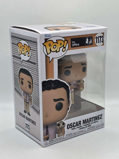 Slight Damaged Box | OSCAR MARTINEZ WITH SCARECROW DOLL | The Office | Funko Pop Television #1173