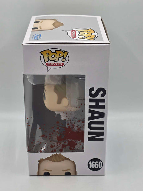 Slight Damaged Box | SHAUN (WITH POOL CUE) | Shaun of The Dead | Funko Movies #1660