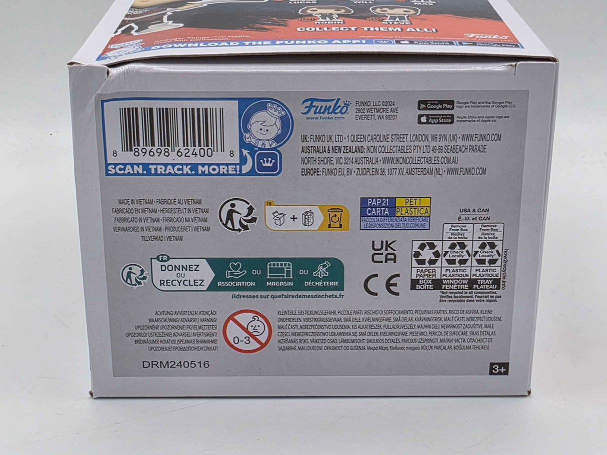 Damaged Box | Funko Pop Television | Stranger Things | Eddie #1250