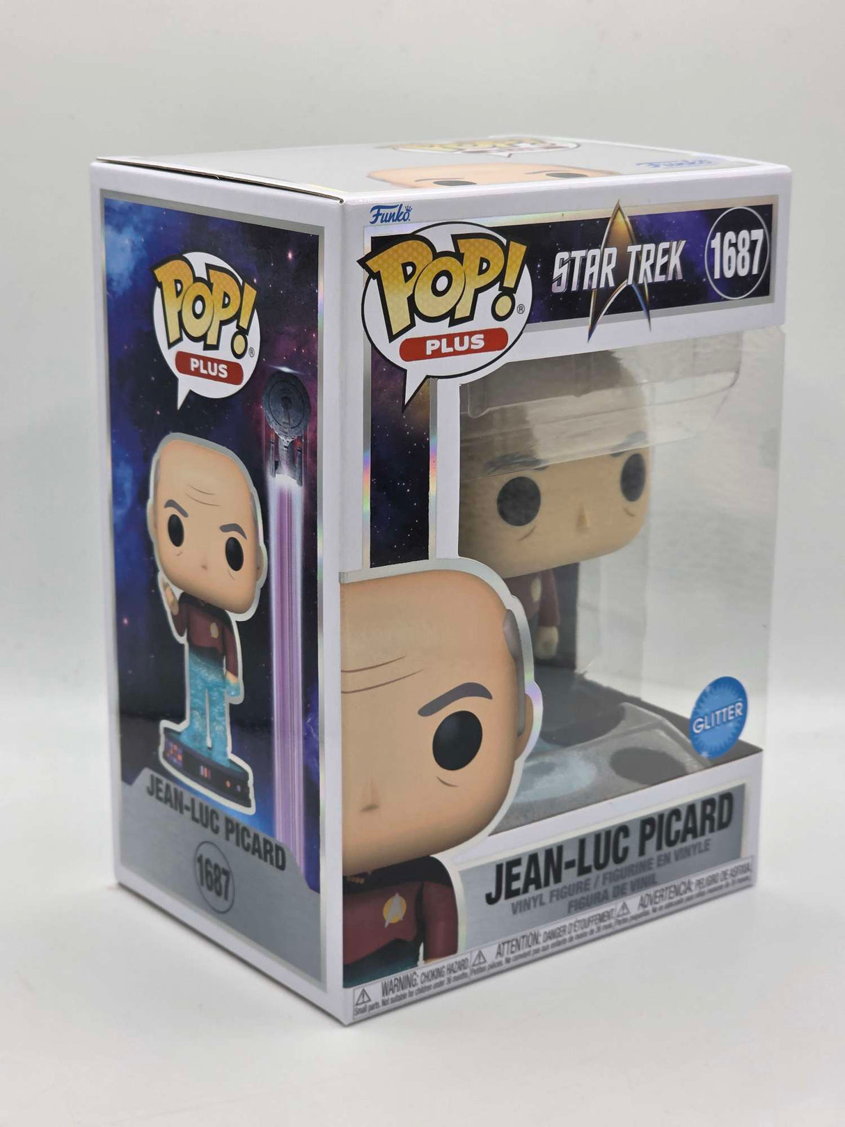 JEAN-LUC PICARD (TRANSPORTER) | Star Trek | Funko Pop Plus | Glitter #1687