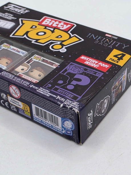 Damaged Box | Funko Bitty POP! | Marvel Infinity Saga | Hulk, Black Widow, Hawkeye and Mystery | 4 Pack