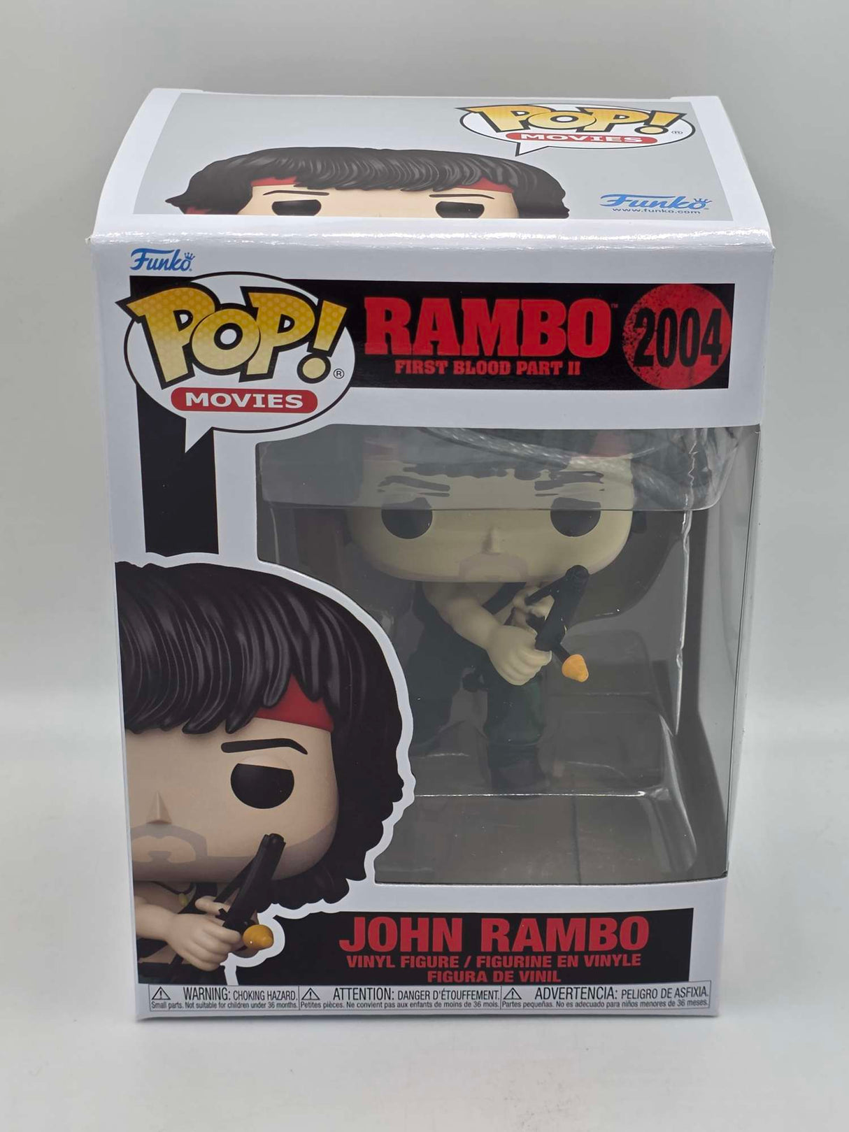 Funko Pop! Movies Rambo: First Blood Part II JOHN RAMBO WITH BOW #2004