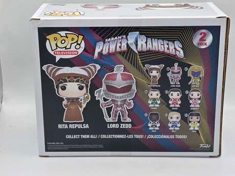 Slight Damaged Box | RITA REPULSA & LORD ZEDD | Funko Television | Power Rangers  | 2 Pack