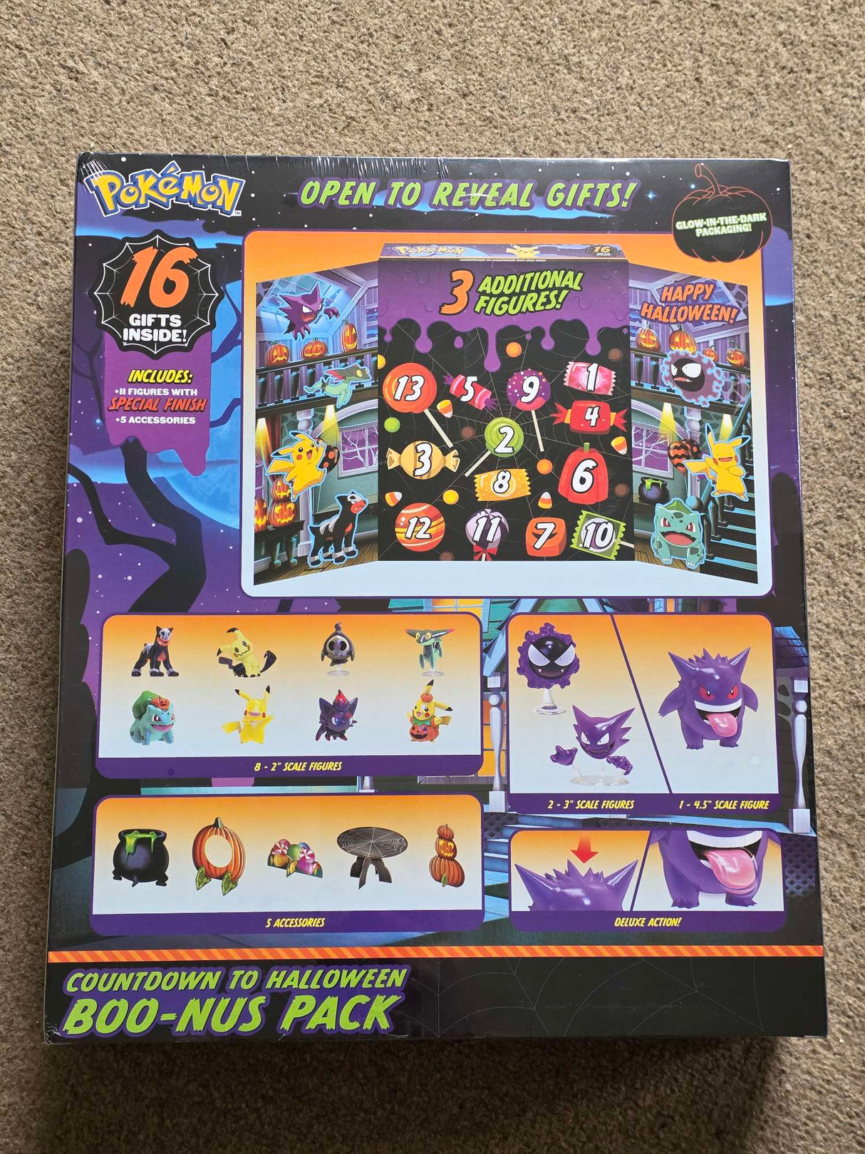 16 DAY POKEMON COUNTDOWN | Jazwares | Halloween Boo-Nus Calendar