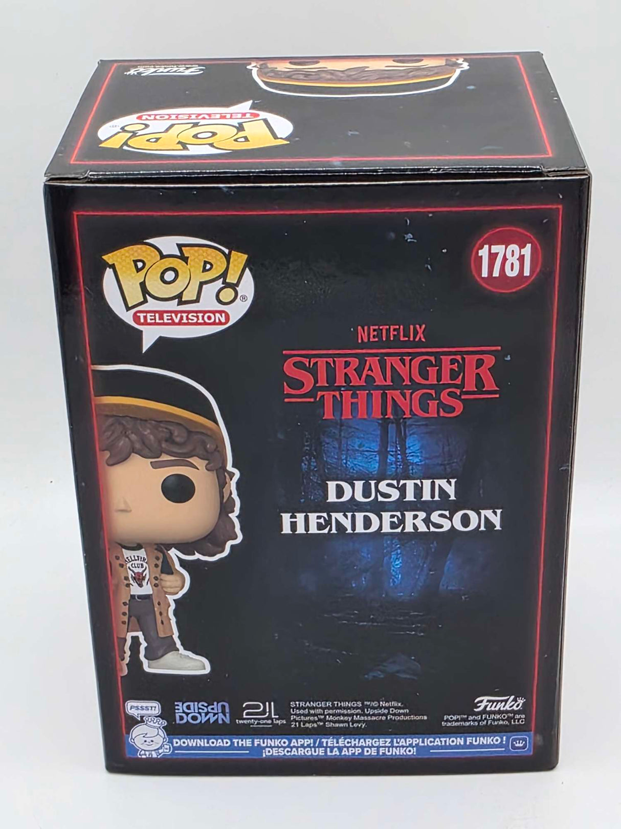 Slight Damaged Box | DUSTIN HENDERSON | Stranger Things SEASON 5 | Funko Pop Television #1781