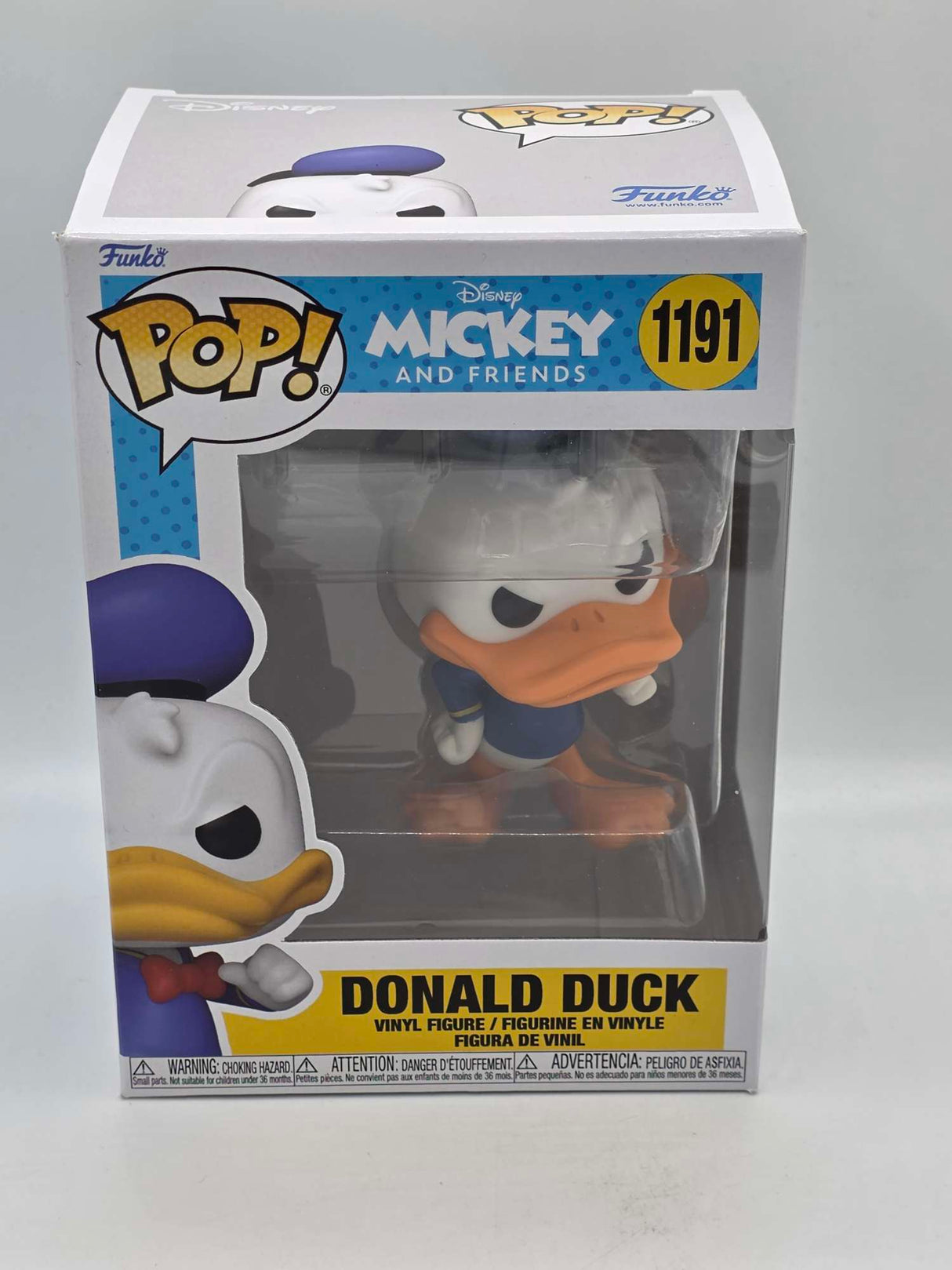 Slight Damaged Box | DONALD DUCK | Funko Pop Disney | Mickey and Friends #1191
