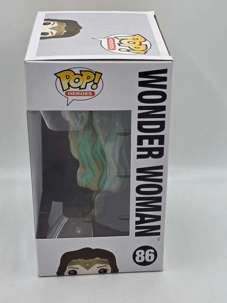 Damaged Box | PATINA WONDER WOMAN BRONZE | Batman vs Superman | Funko Pop Heroes #86