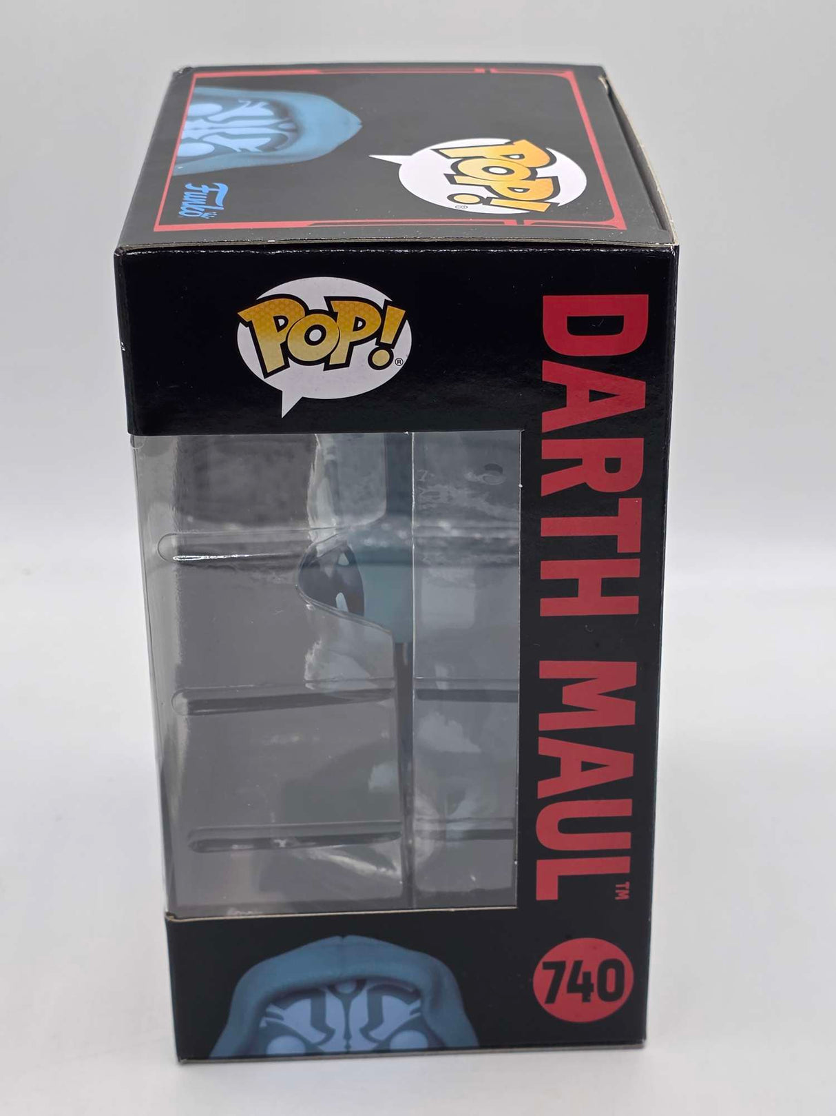 Slight Damaged Box | DARTH MAUL (Hooded Holographic) | Funko Pop Star Wars Dark Side | Glow #740