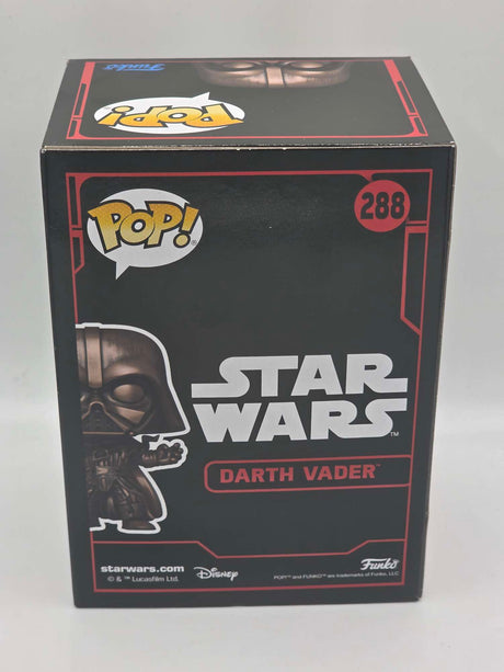 Slight Damaged Box |  DARTH VADER (ELECTROCUTED) | Funko Pop Star Wars Darkside |  BRONZE METALLIC #288