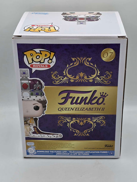 Funko Pop! Royals QUEEN ELIZABETH II #07 Coronation Figure