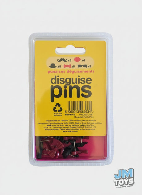 DISGUISE PINS | 24 x Push Pins | SuckUK