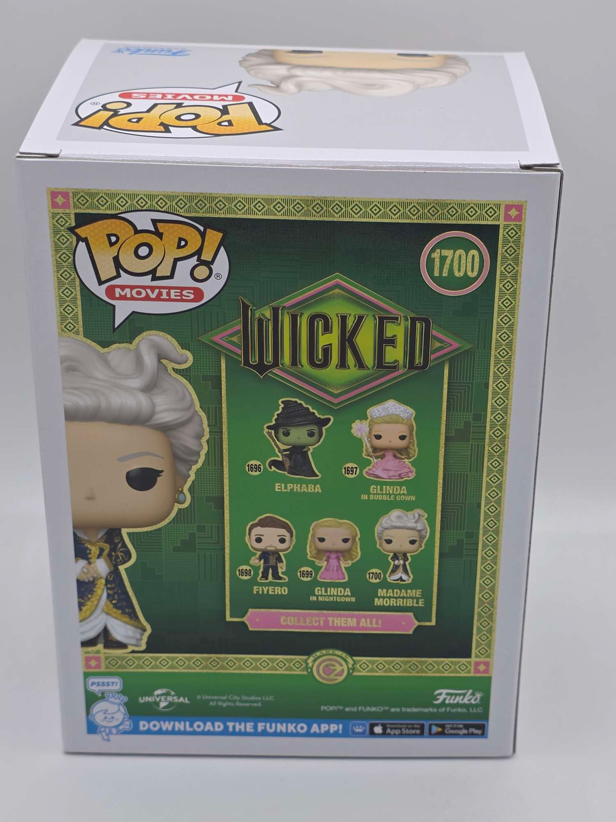 Slight Damaged Box | MADAME MORRIBLE | Wicked | Funko Pop Movies #1700