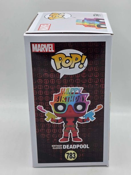Damaged | DEADPOOL (BIRTHDAY GLASSES) | Funko Pop Marvel #783