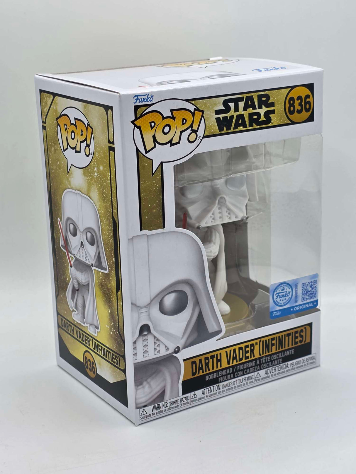 Funko Pop! Star Wars Legends DARTH VADER WHITE (Infinities) #836