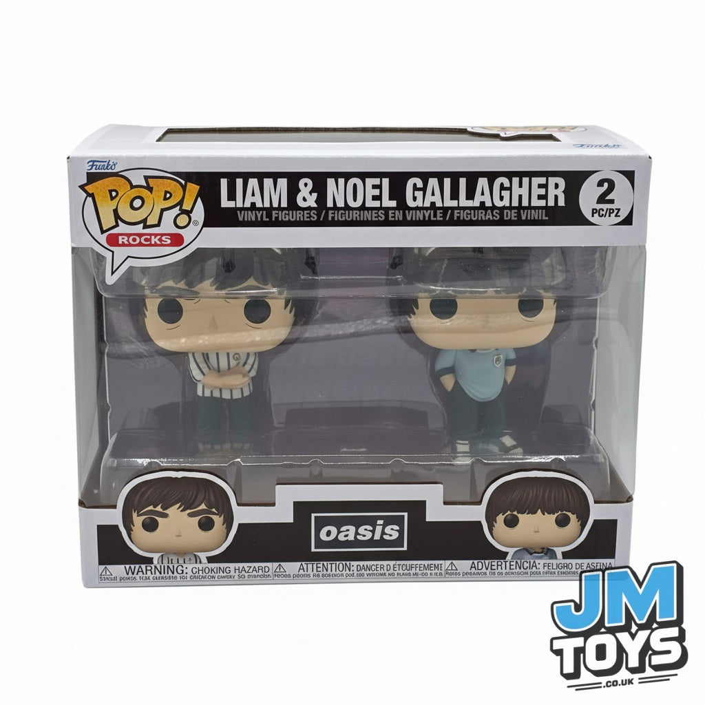 Slight Damaged Box | LIAM AND NOEL GALLAGHER  | Oasis | Funko Pop Rocks 2 Pack