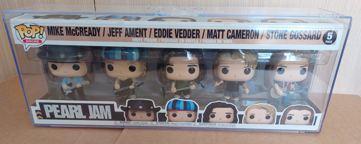 Funko Pop Rocks | Pearl Jam | 5 Pack + Hard Stack Pop Protector ...