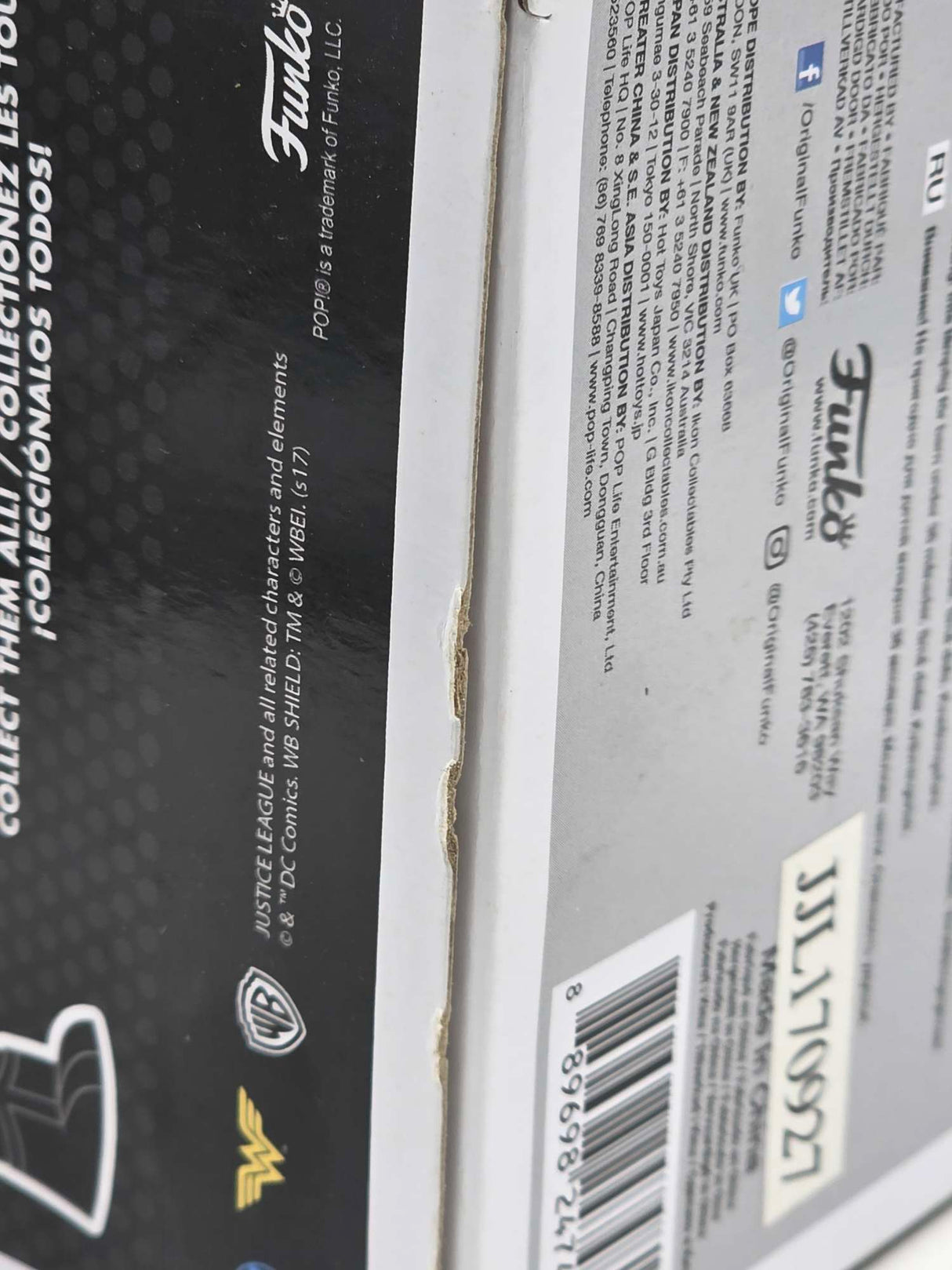 Damaged Box | WONDER WOMAN SILHOUETTE | DC Super Heroes | Funko Pop Heroes #08
