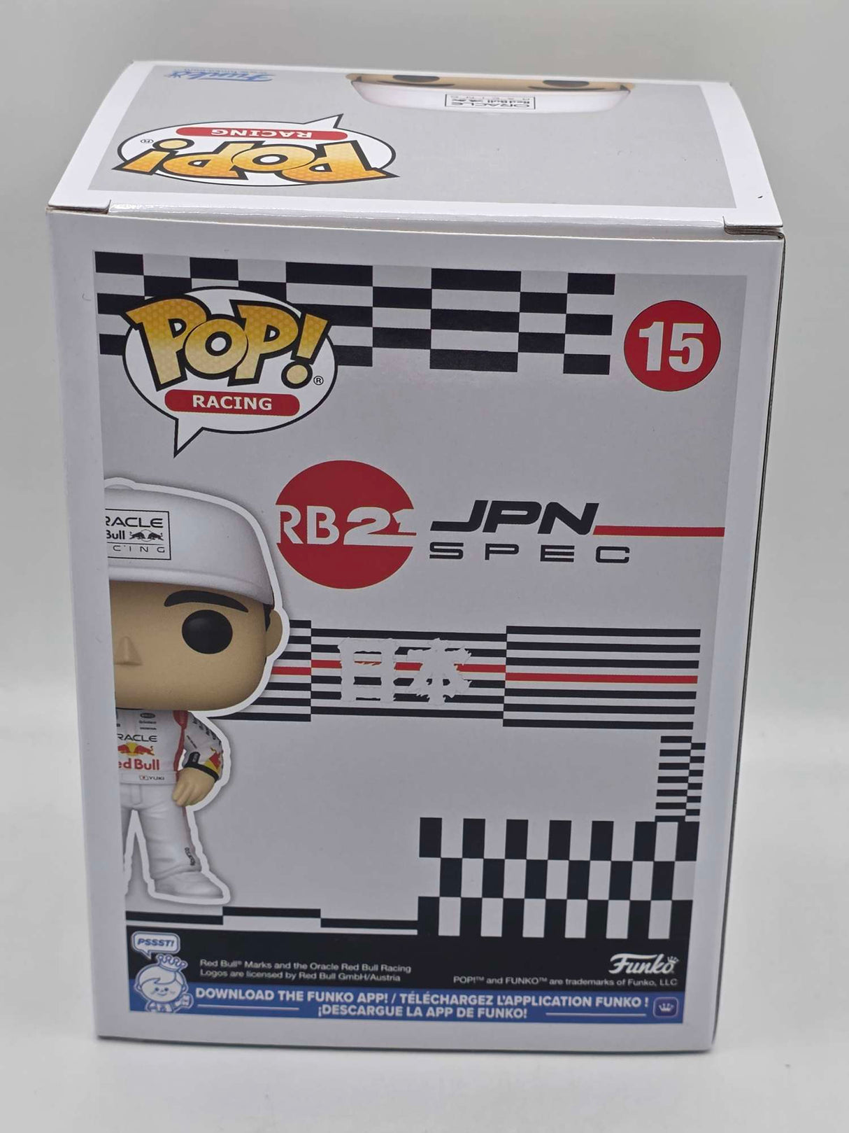 YUKI TSUNODA WITH HAT | Oracle Red Bull Racing | Funko Pop Racing #15