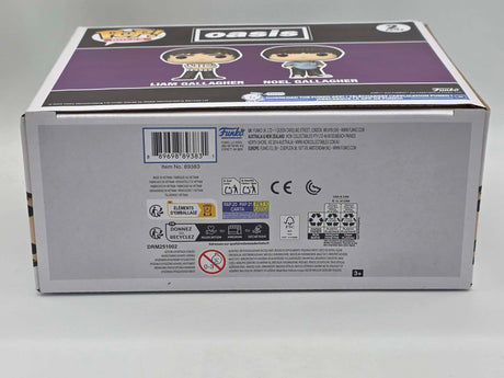 Slight Damaged Box | LIAM AND NOEL GALLAGHER  | Oasis | Funko Pop Rocks 2 Pack