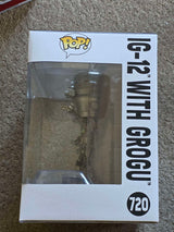 Slight Box Damaged | IG-12 WITH GROGU | Funko Pop Star Wars Deluxe | 6 Inch #720