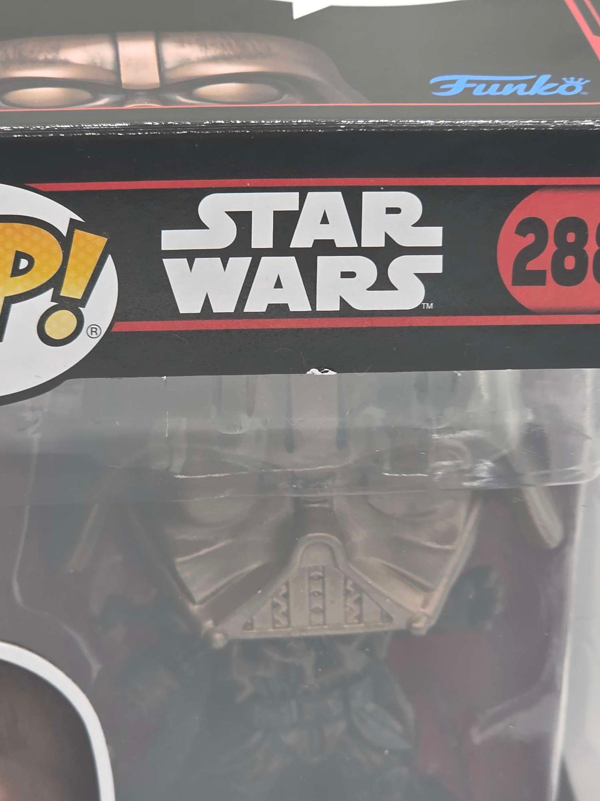Slight Damaged Box |  DARTH VADER (ELECTROCUTED) | Funko Pop Star Wars Darkside |  BRONZE METALLIC #288