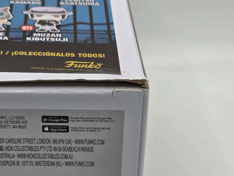 Damaged Box | INOSUKE HASHIBIRA (MASKED) | Demon Slayer | Funko Pop Animation | Flocked #875