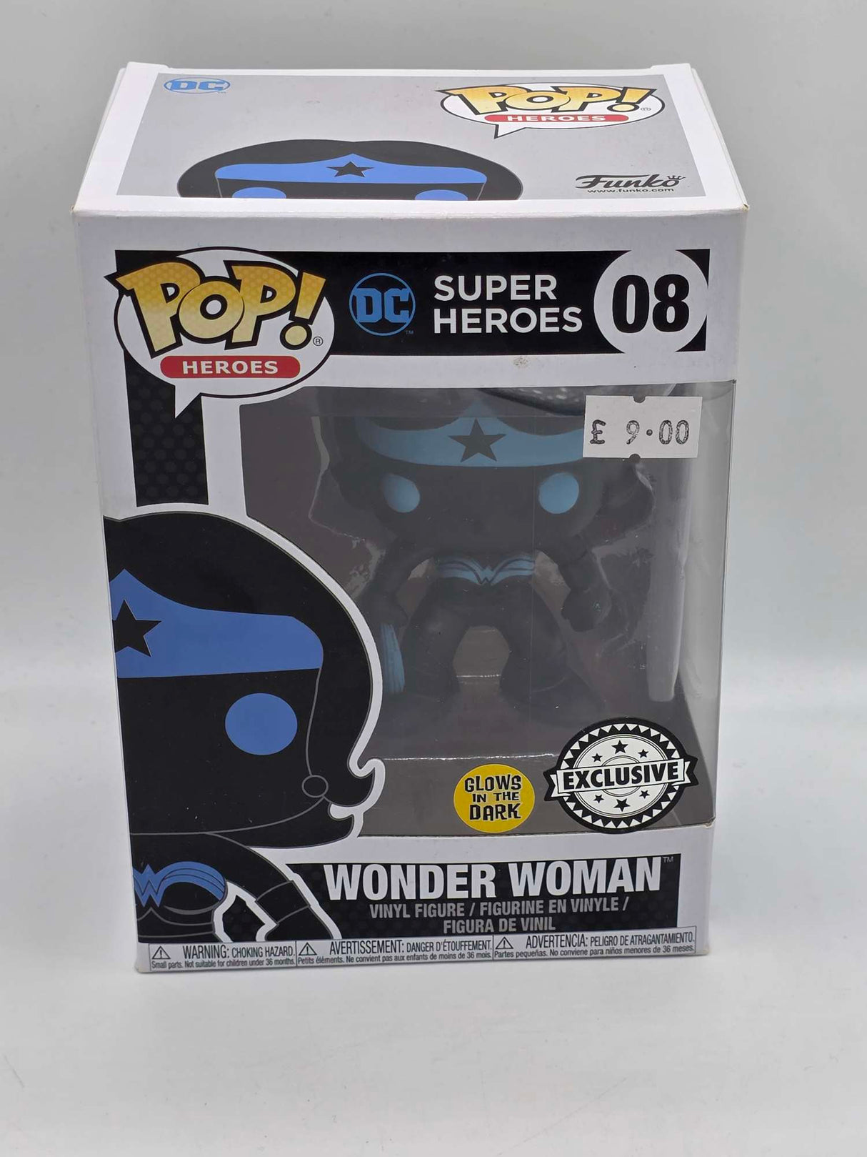 Damaged Box | WONDER WOMAN SILHOUETTE | DC Super Heroes | Funko Pop Heroes #08