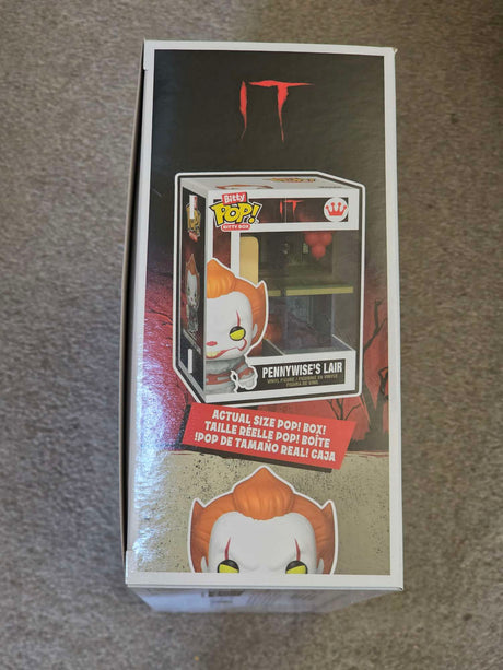 I.T. FUNHOUSE PLAYSET & 2 FIGURES | Display Case with Interior Scene & Storage | Funko Bitty POP! Boxes