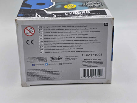 Damaged Box | CYBORG SILHOUETTE | DC Super Heroes | Funko Pop Heroes #95