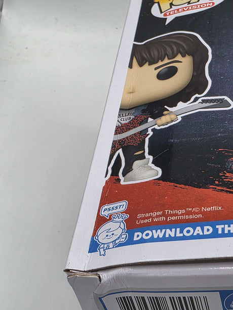 Damaged Box | Funko Pop Television | Stranger Things | Eddie #1250