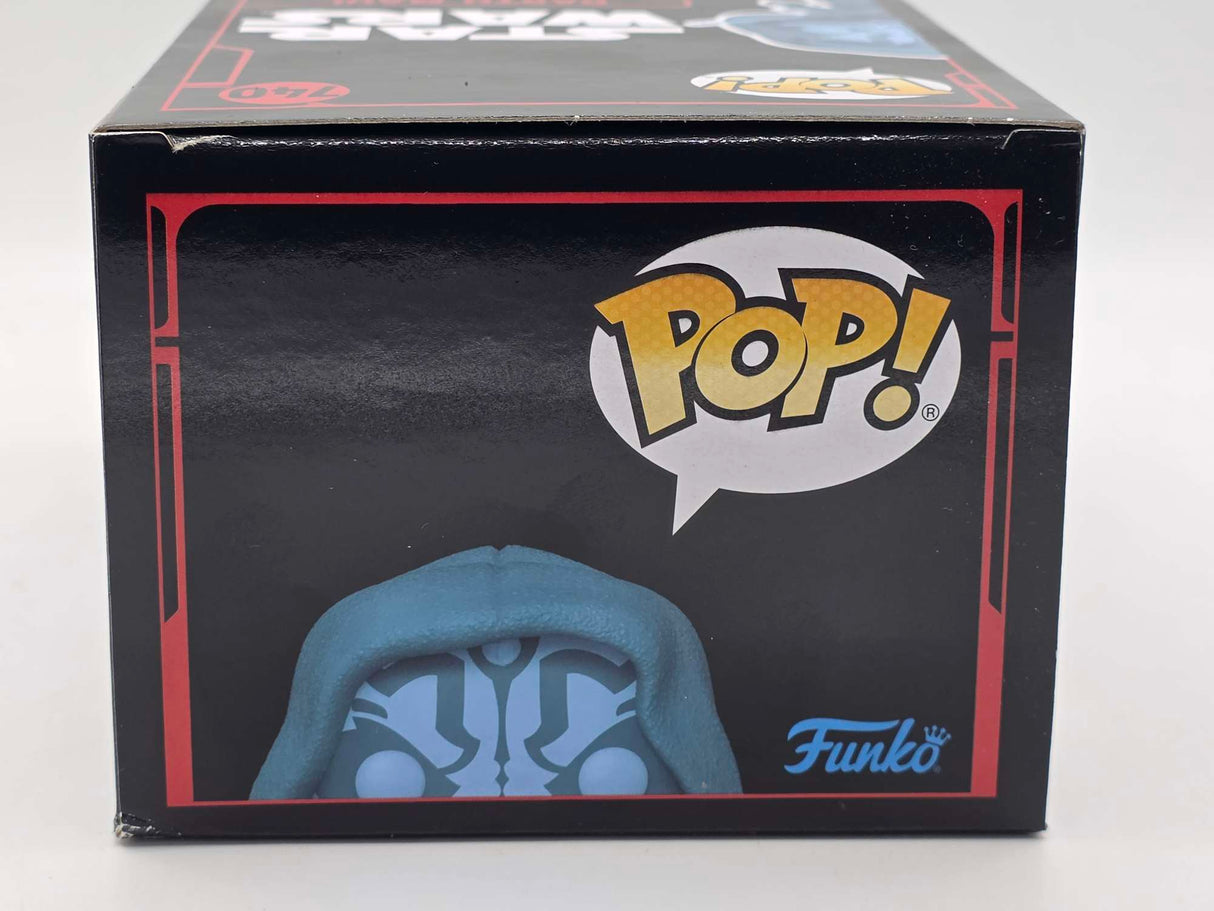 Slight Damaged Box | DARTH MAUL (Hooded Holographic) | Funko Pop Star Wars Dark Side | Glow #740