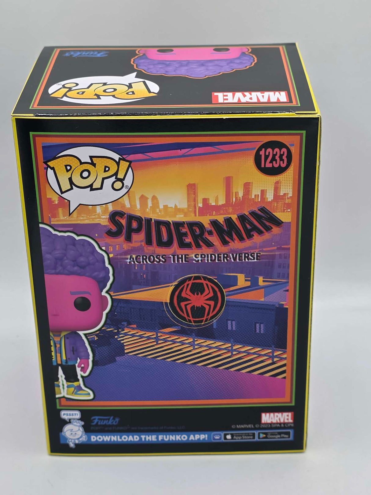 MILES MORALES | Spider-Man Across the Spider-Verse | Funko Pop Marvel | Blacklight #1233