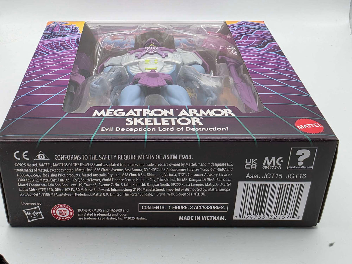 Masters of the Universe x Transformers Megatron Armor SKELETOR Action Figure by Mattel