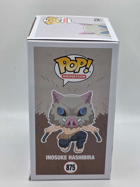 Damaged Box | INOSUKE HASHIBIRA (MASKED) | Demon Slayer | Funko Pop Animation | Flocked #875