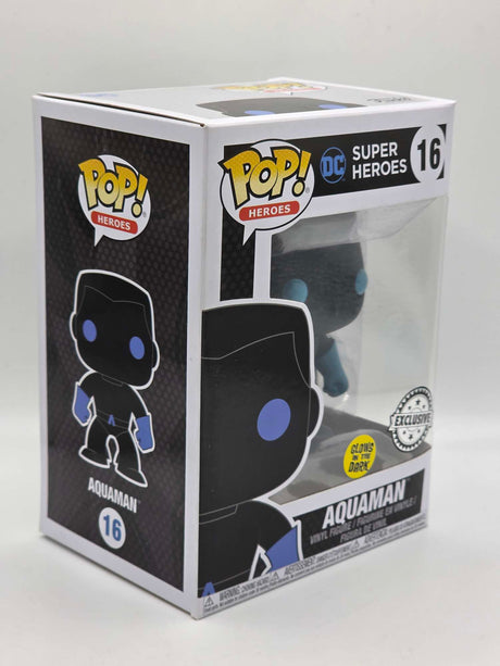 Damaged Box | AQUAMAN (SILHOUETTE) | DC Super Heroes | Funko Pop Heroes #16